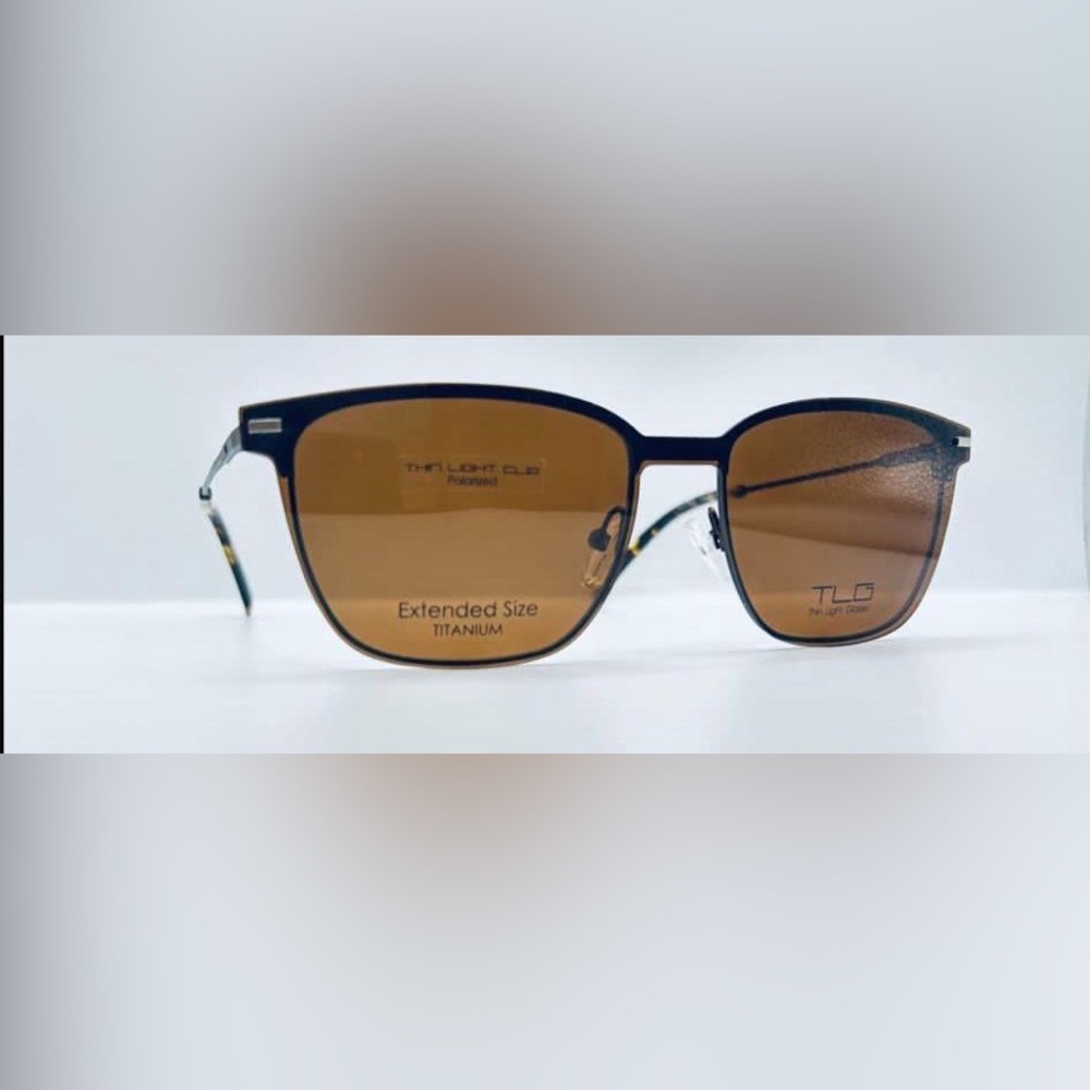 TLG NUCP053 Brown Oval Sunglasses Frames